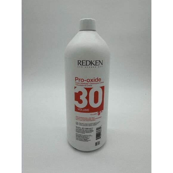 Redken Pro Oxide Cream Developper 30 Vol - White, 33.8 oz / 1000ml (3 bottles) - Picture 3 of 5